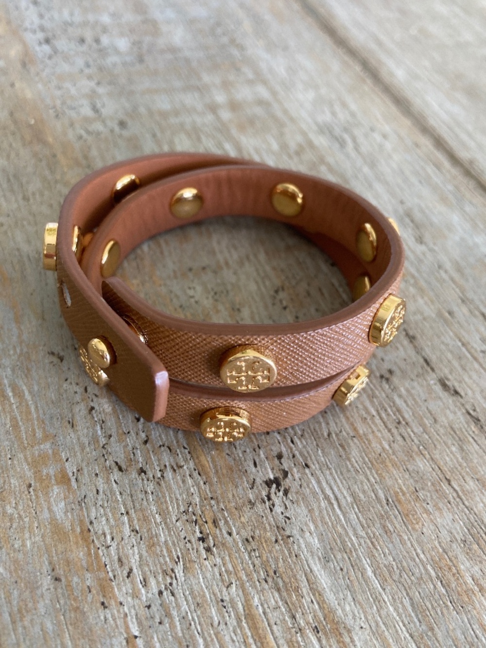 Tory Burch Leather Wrap Bracelet